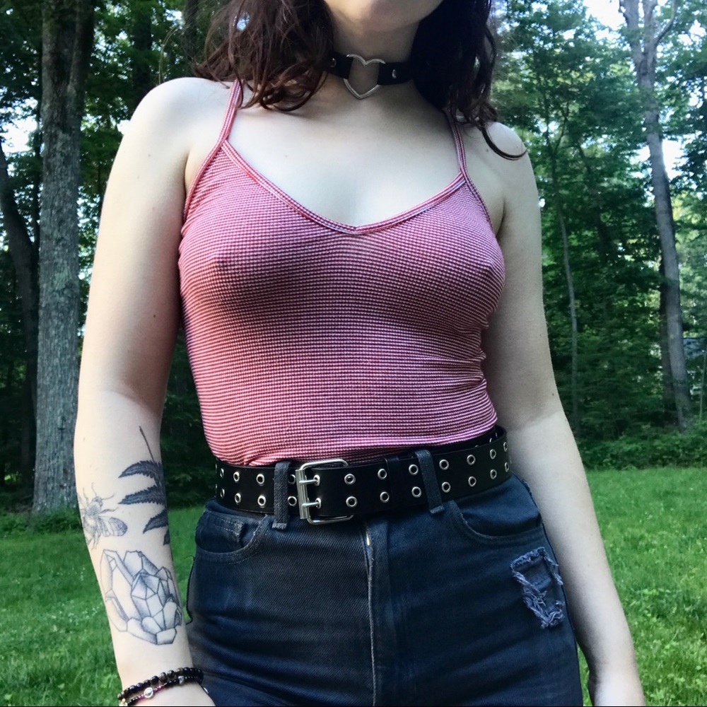 Striped Brandy Melville tank